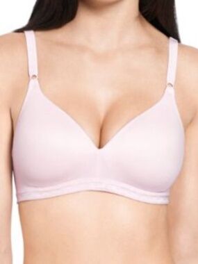 Warner's Cloud 9 Super Soft Wireless Lightly Lined Comfort Bra 1269 - Pale Pink
